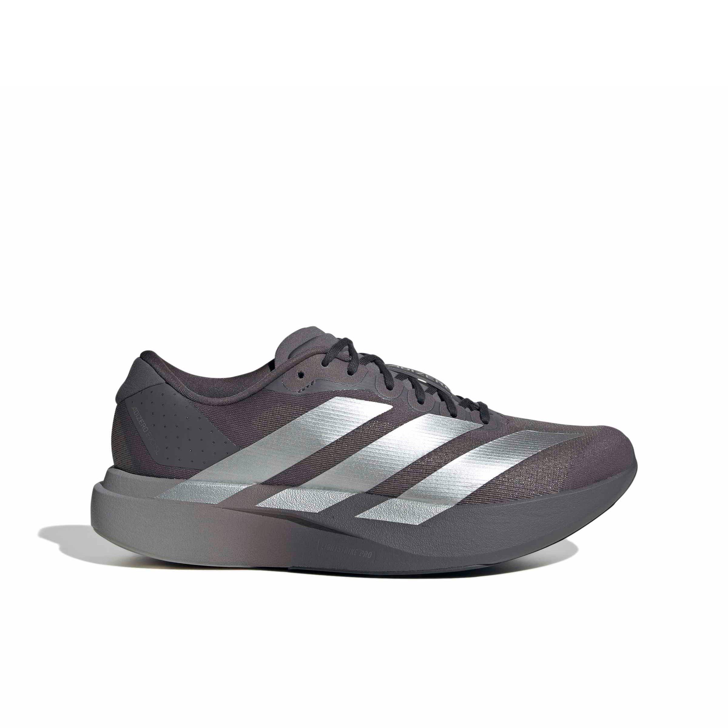 adidas Adizero EVO SL "Grey Strata/Silver Metallic/Light Granite" Men's Running Shoe - GREY/SILVER/LT GRANITE